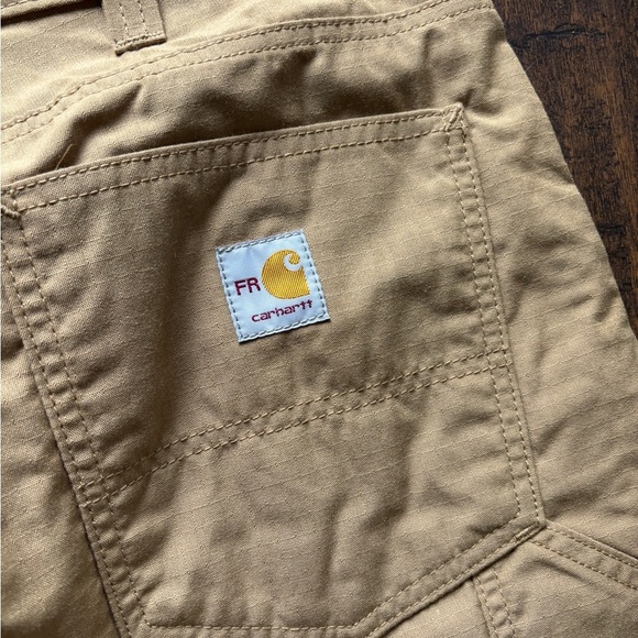 Carhartt Men’s 36x30 Flame Resistant FR Khaki Work Pants NWT CAT 2 BN4785-FRM - Picture 9 of 9